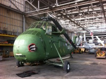 H-34 inside the Hangar